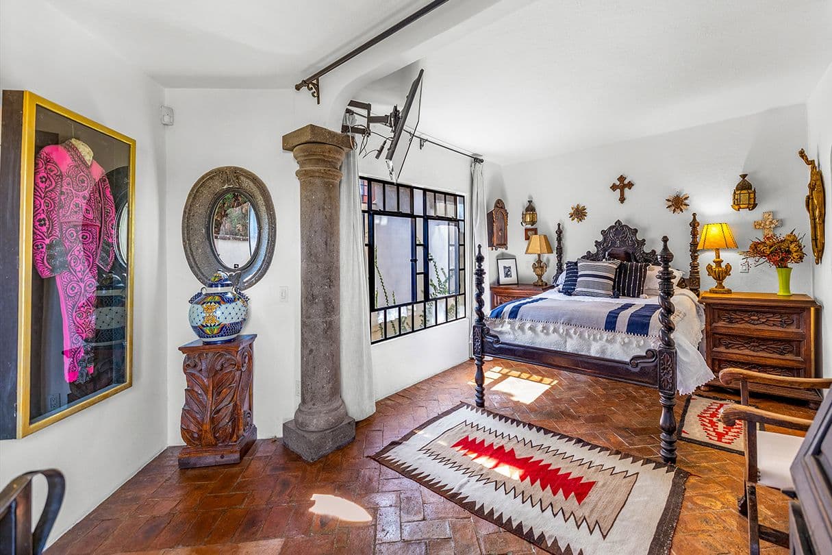 Casa Buho — Guadiana, San Miguel de Allende — photo 14 — eclectic master suite, sunlit colonial charm