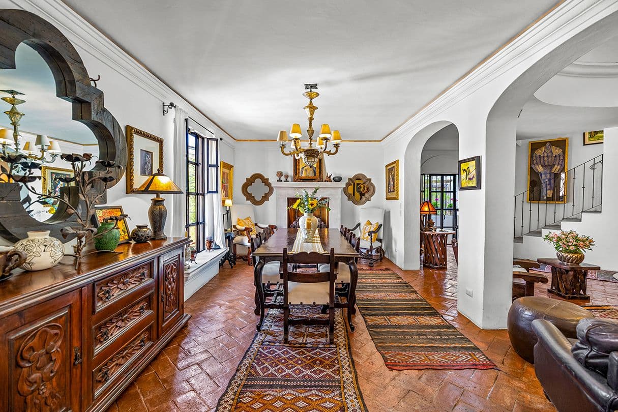 Casa Buho — Guadiana, San Miguel de Allende — photo 6 — elegant colonial dining room, timeless charm