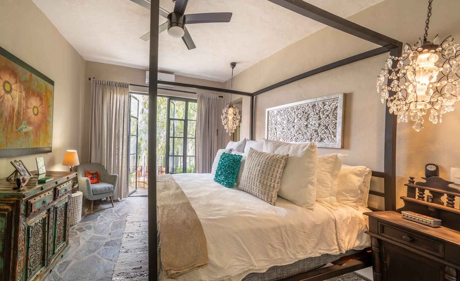 The Hidden Enclave — Centro, San Miguel de Allende — photo 17 — elegant master suite, refined luxury living