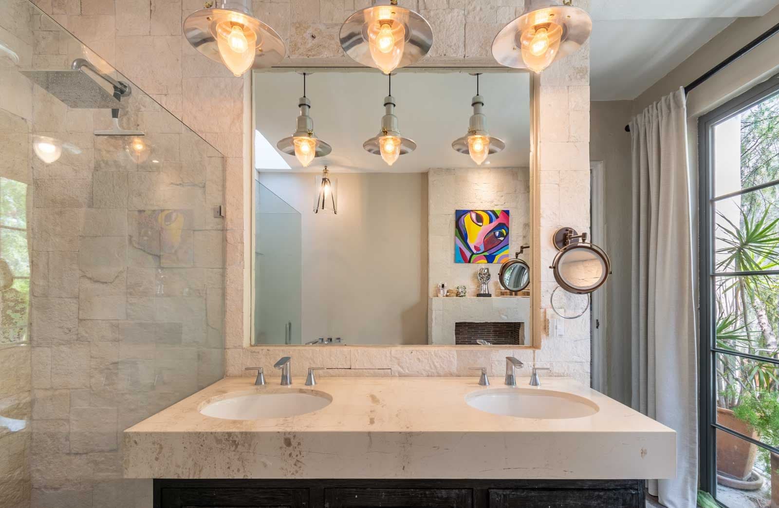 The Hidden Enclave — Centro, San Miguel de Allende — photo 19 — spa-inspired dual vanity sanctuary