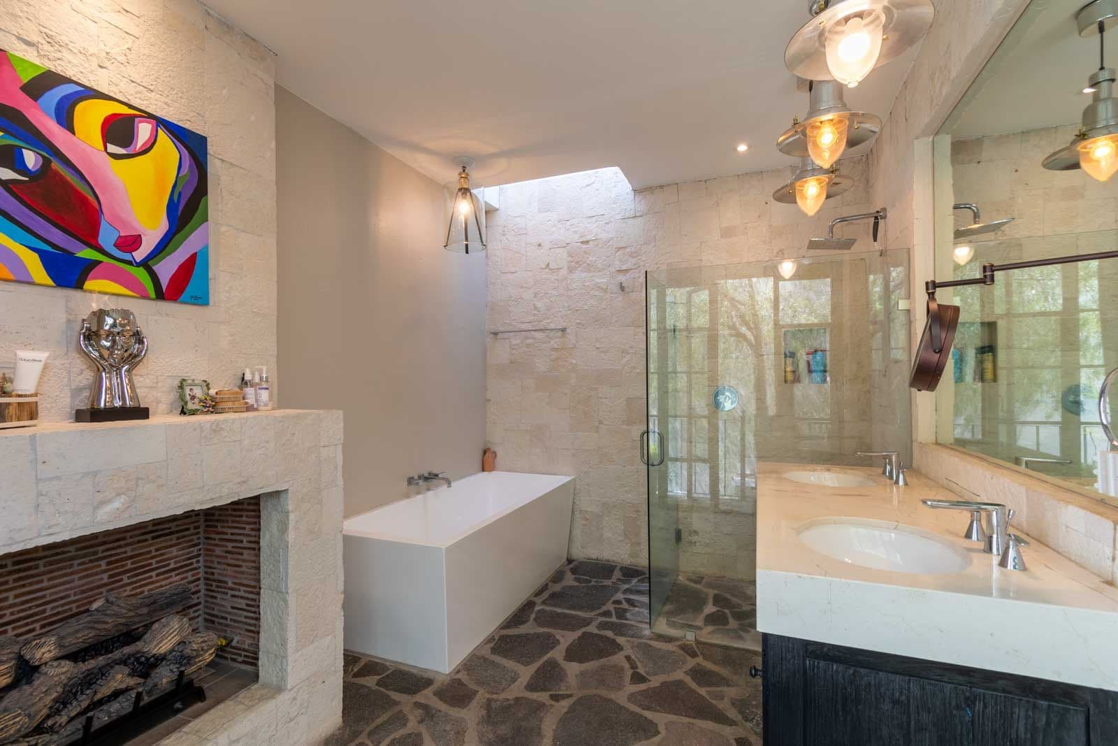 The Hidden Enclave — Centro, San Miguel de Allende — photo 18 — spa-inspired luxury master bath sanctuary