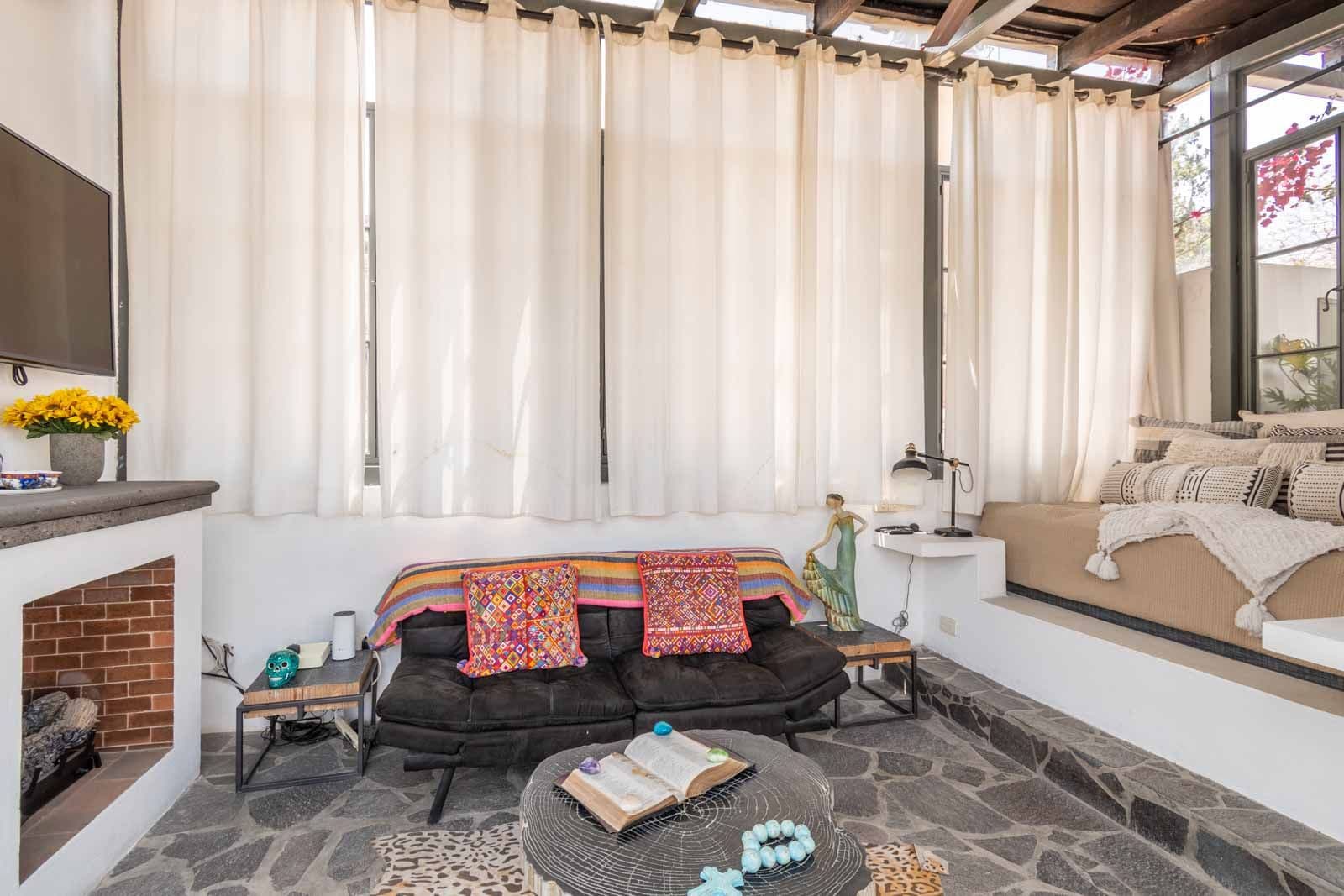 The Hidden Enclave — Centro, San Miguel de Allende — photo 22 — luminous loft with soaring skylights