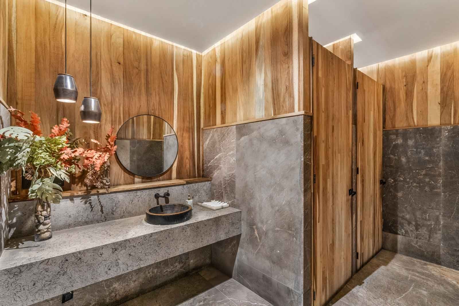 Sollano 18 — Centro, San Miguel de Allende — photo 17 — sophisticated spa-inspired bathroom sanctuary