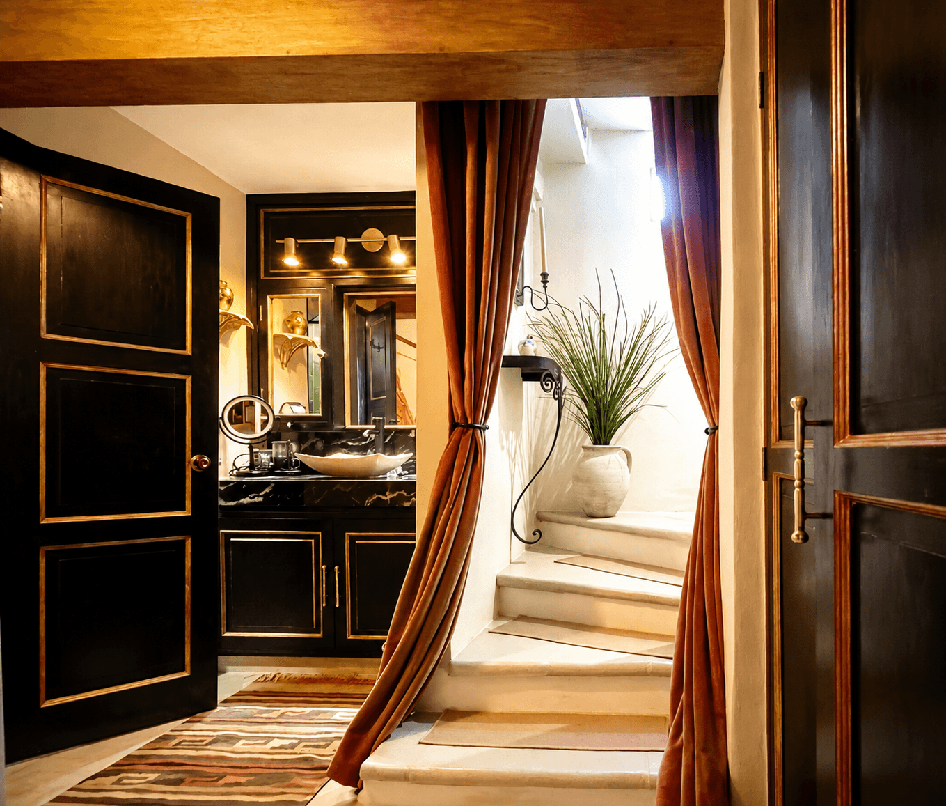 Casa Luna Blanca — San Antonio, San Miguel de Allende — photo 17 — elegant spa-like ensuite sanctuary