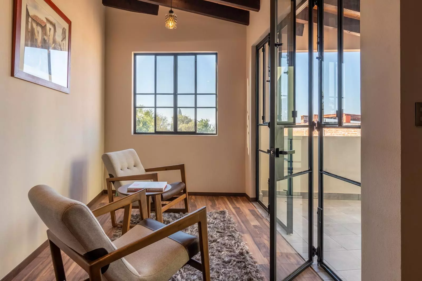 Villa Kusama — Guadiana, San Miguel de Allende — photo 25 — serene reading room, luminous views