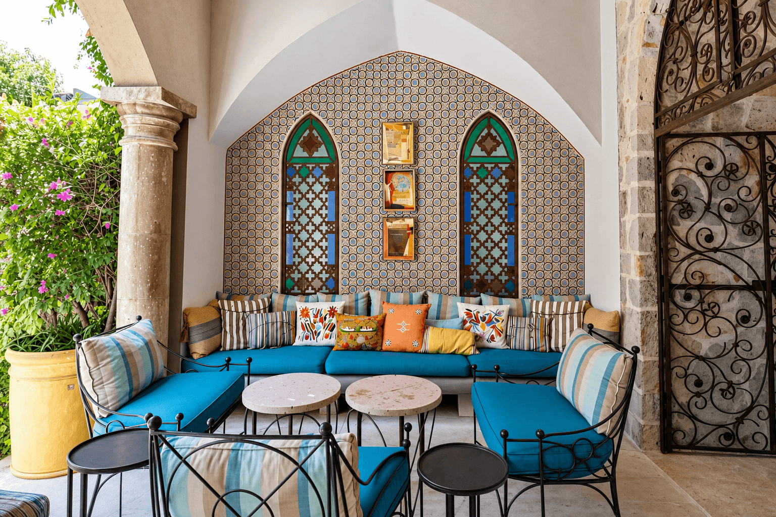 Casa Gibson — Centro, San Miguel de Allende — photo 16 — enchanting moroccan courtyard oasis