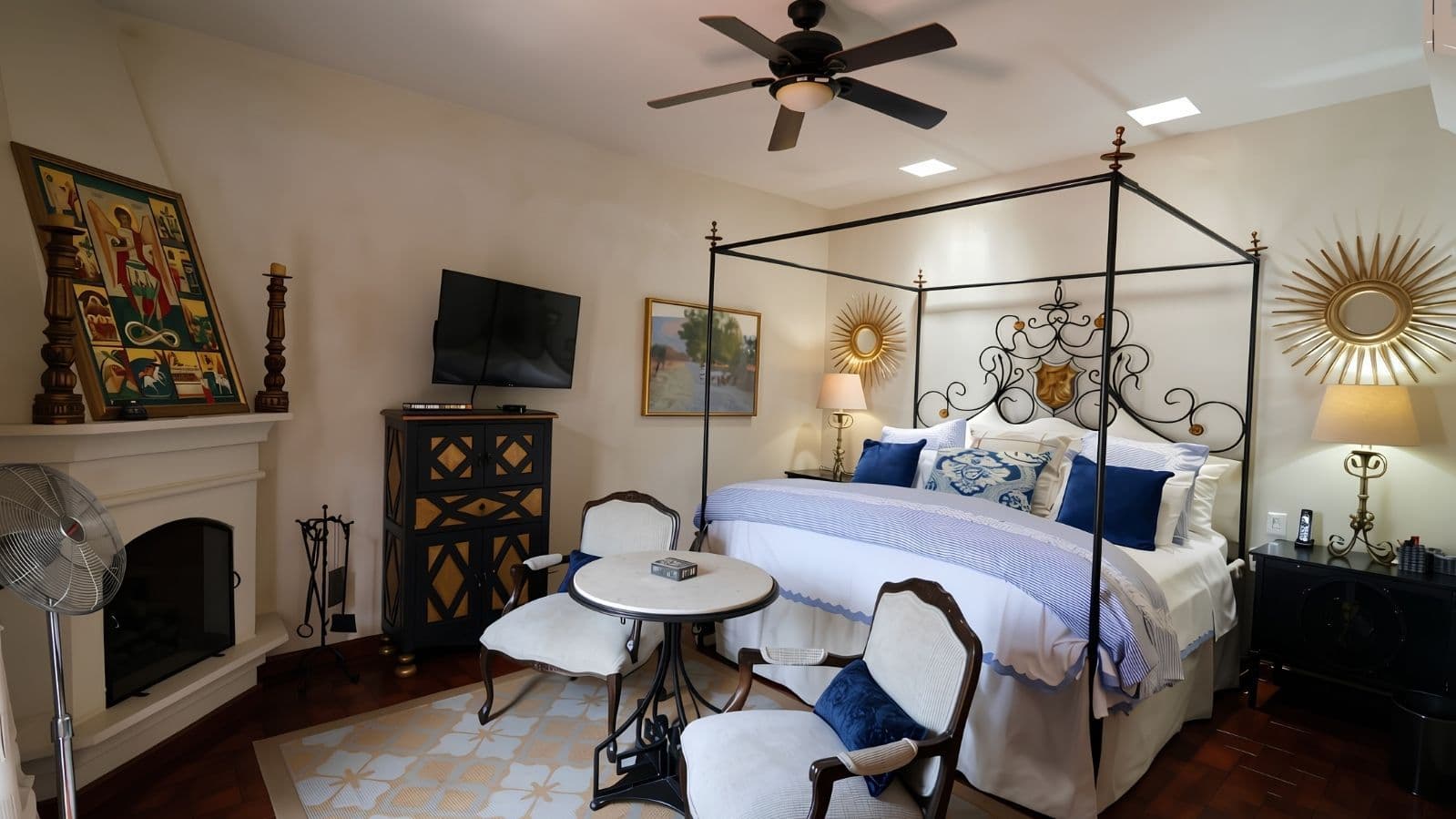 Casa Gibson — Centro, San Miguel de Allende — photo 35 — elegant master suite, curated luxury furnishings