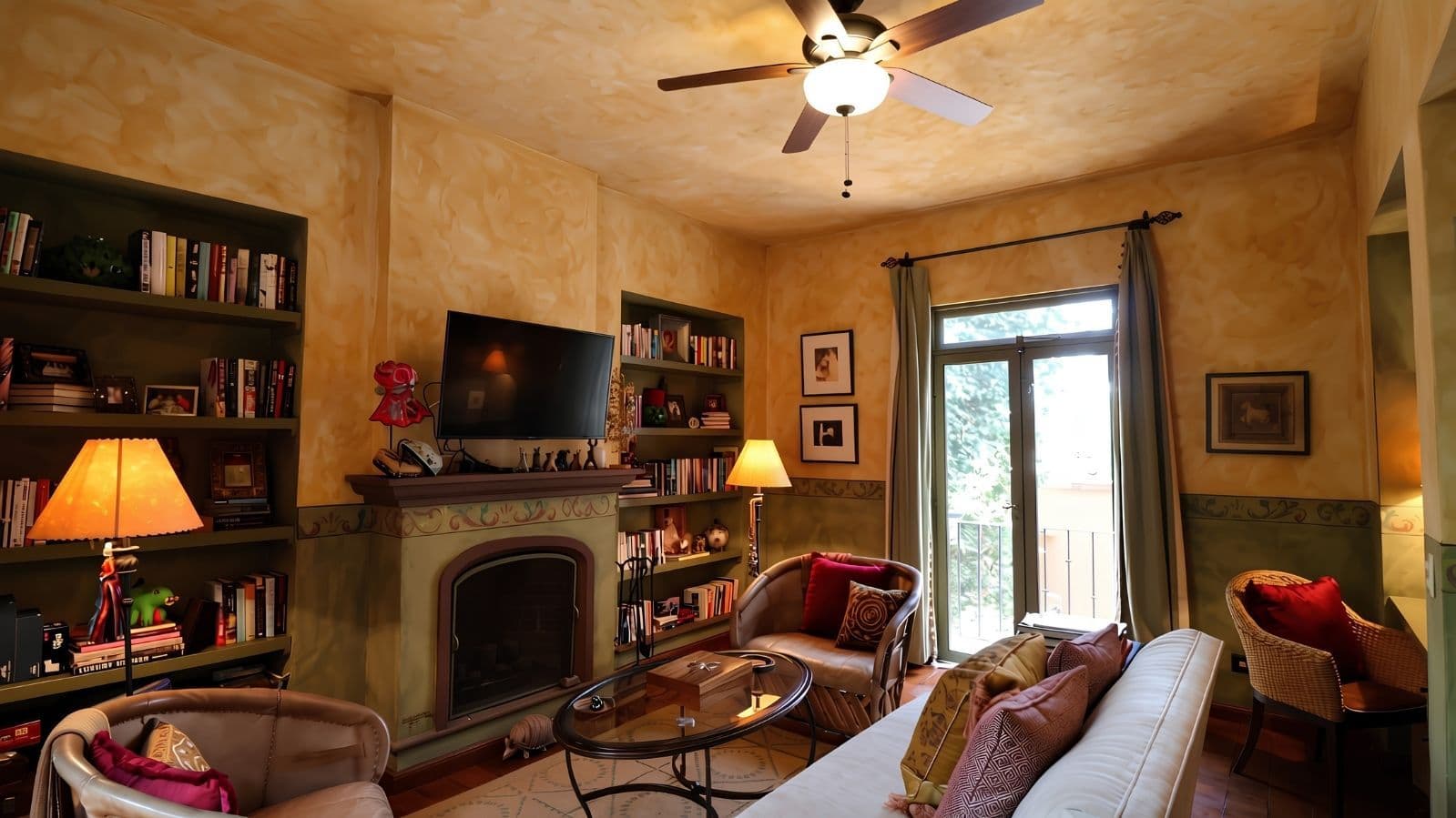 Casa Gibson — Centro, San Miguel de Allende — photo 26 — sophisticated study with warm ambiance