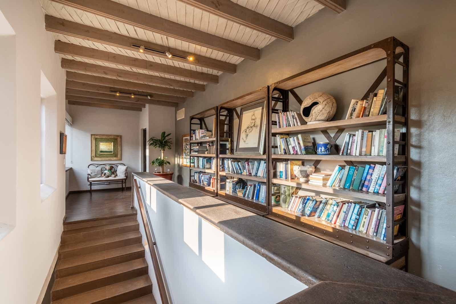 Villa Pirúl — Centro, San Miguel de Allende — photo 22 — literary sanctuary with soaring timber beams
