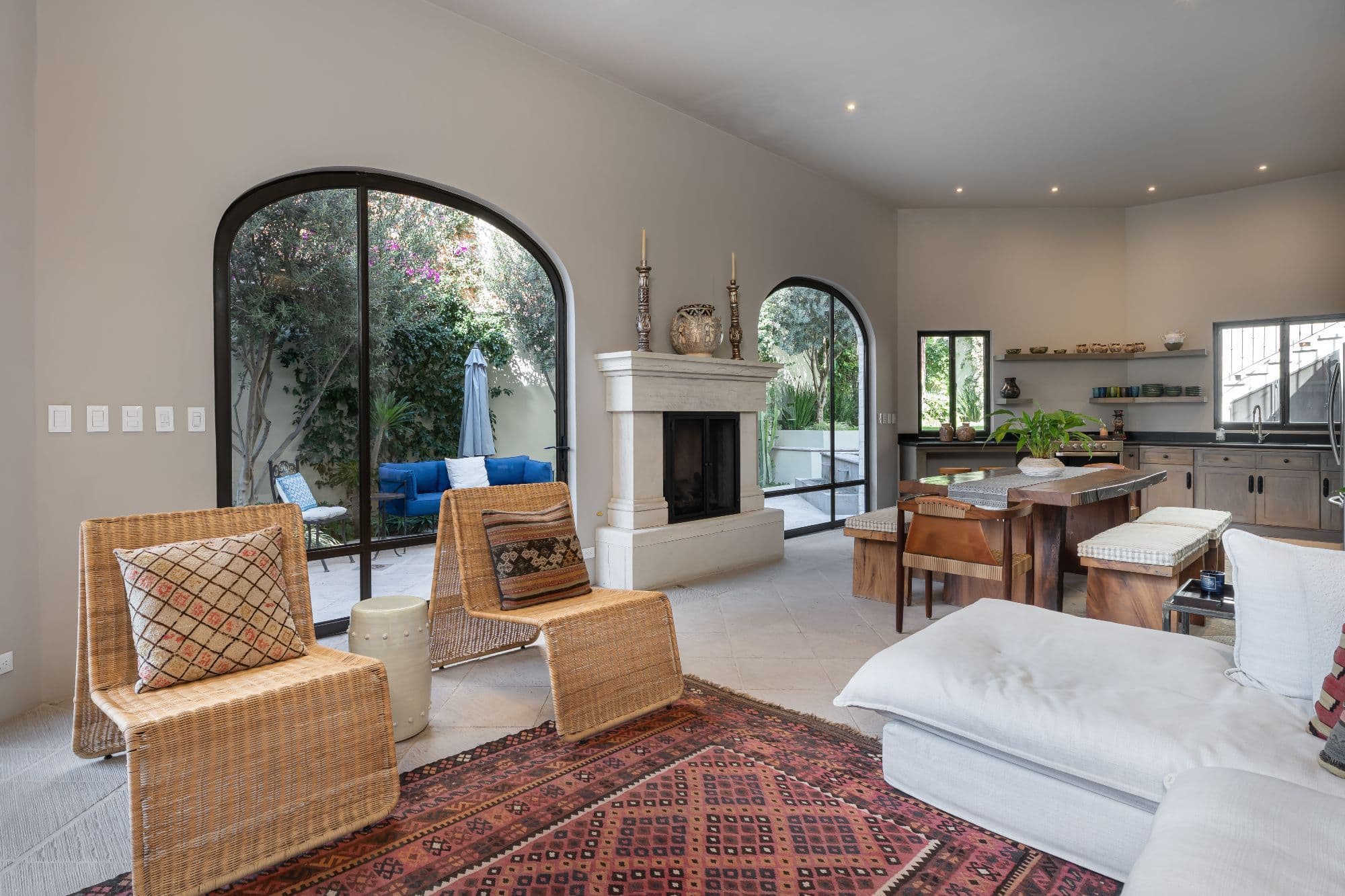 Casa Moderna — Centro, San Miguel de Allende — photo 8 — expansive light-filled suite with courtyard views