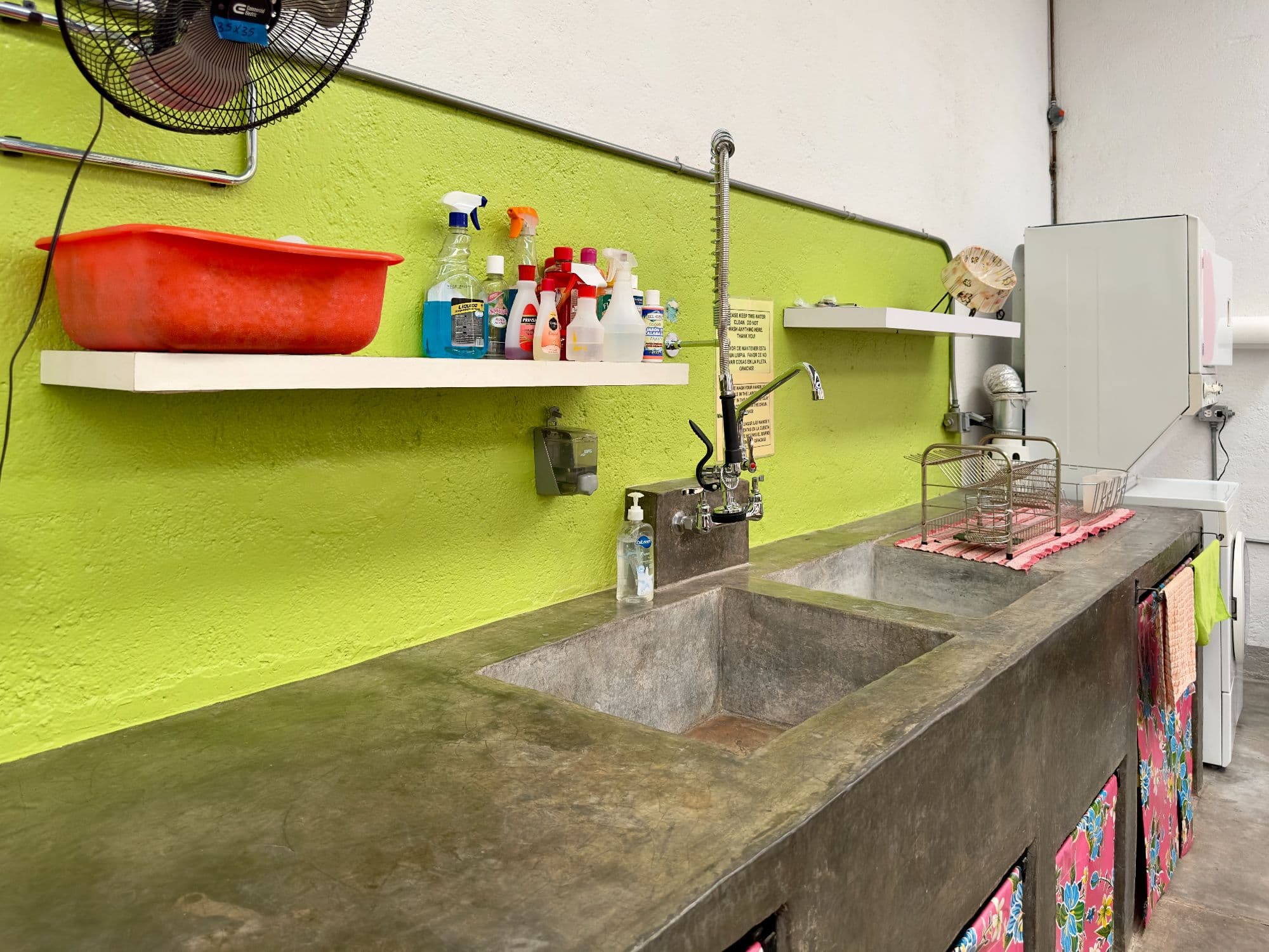 Art Studio in San Antonio — San Antonio, San Miguel de Allende — photo 12 — vibrant utility kitchen with artisanal charm