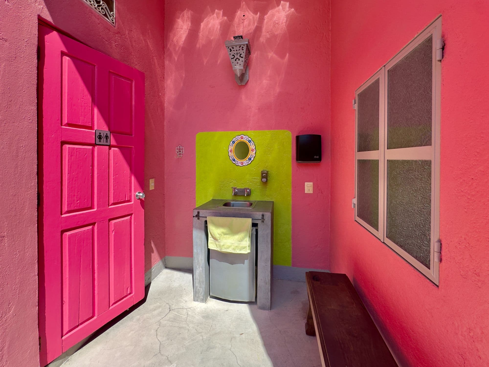 Art Studio in San Antonio — San Antonio, San Miguel de Allende — photo 20 — vibrant colonial powder room with character