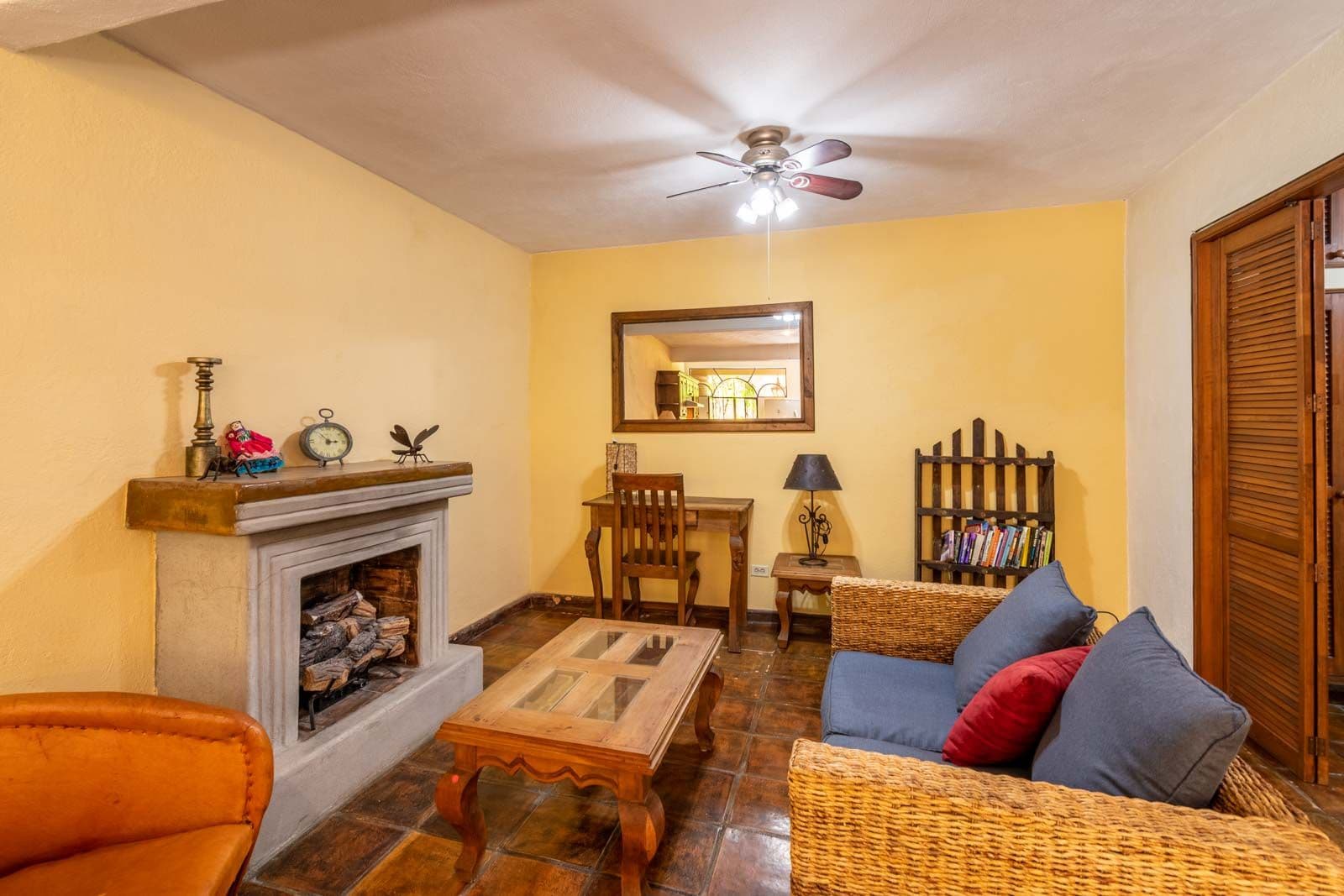 Casa las Nubes — San Antonio, San Miguel de Allende — photo 22 — warm, sun-drenched living room perfection