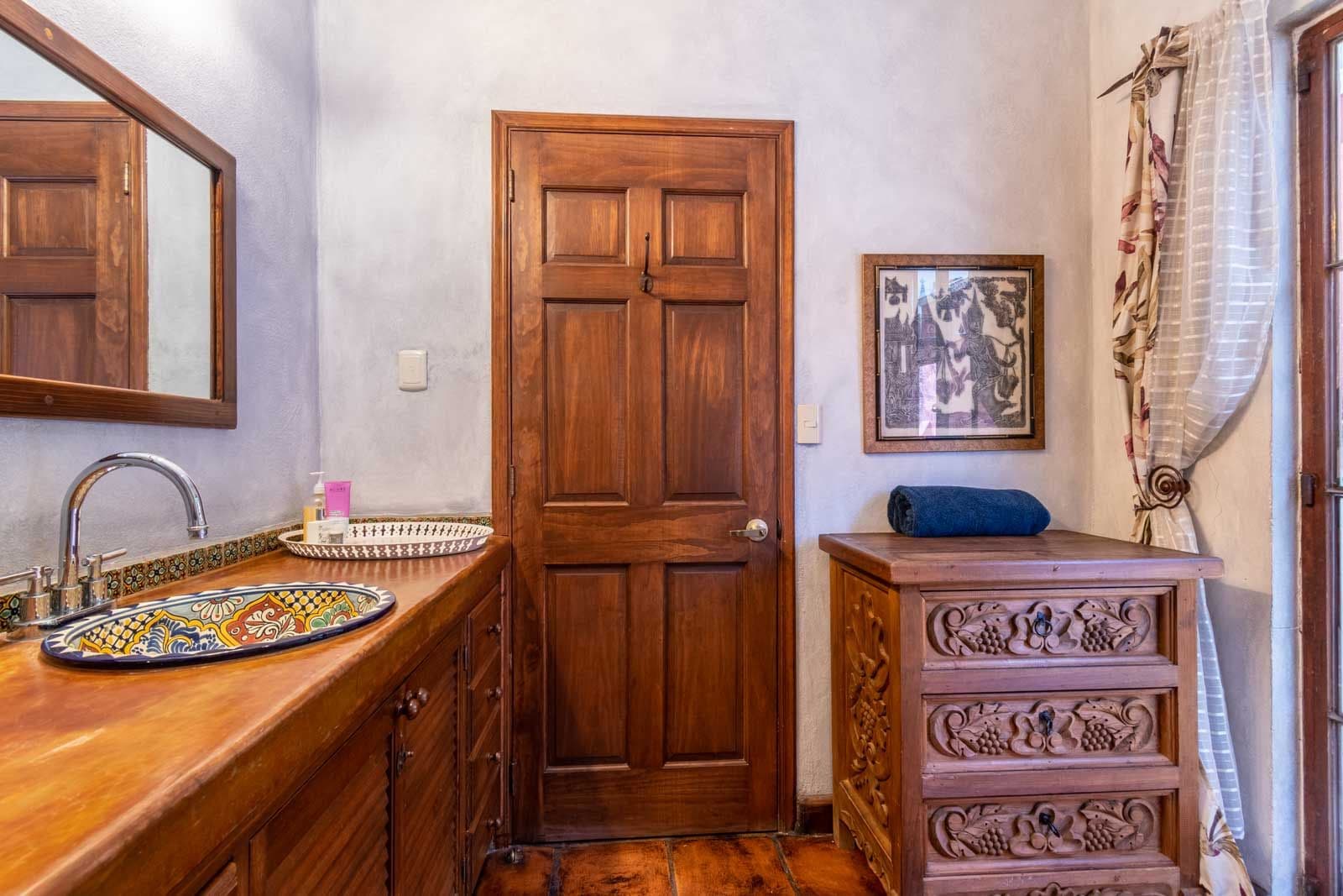 Casa las Nubes — San Antonio, San Miguel de Allende — photo 13 — artisanal bathroom with authentic colonial charm
