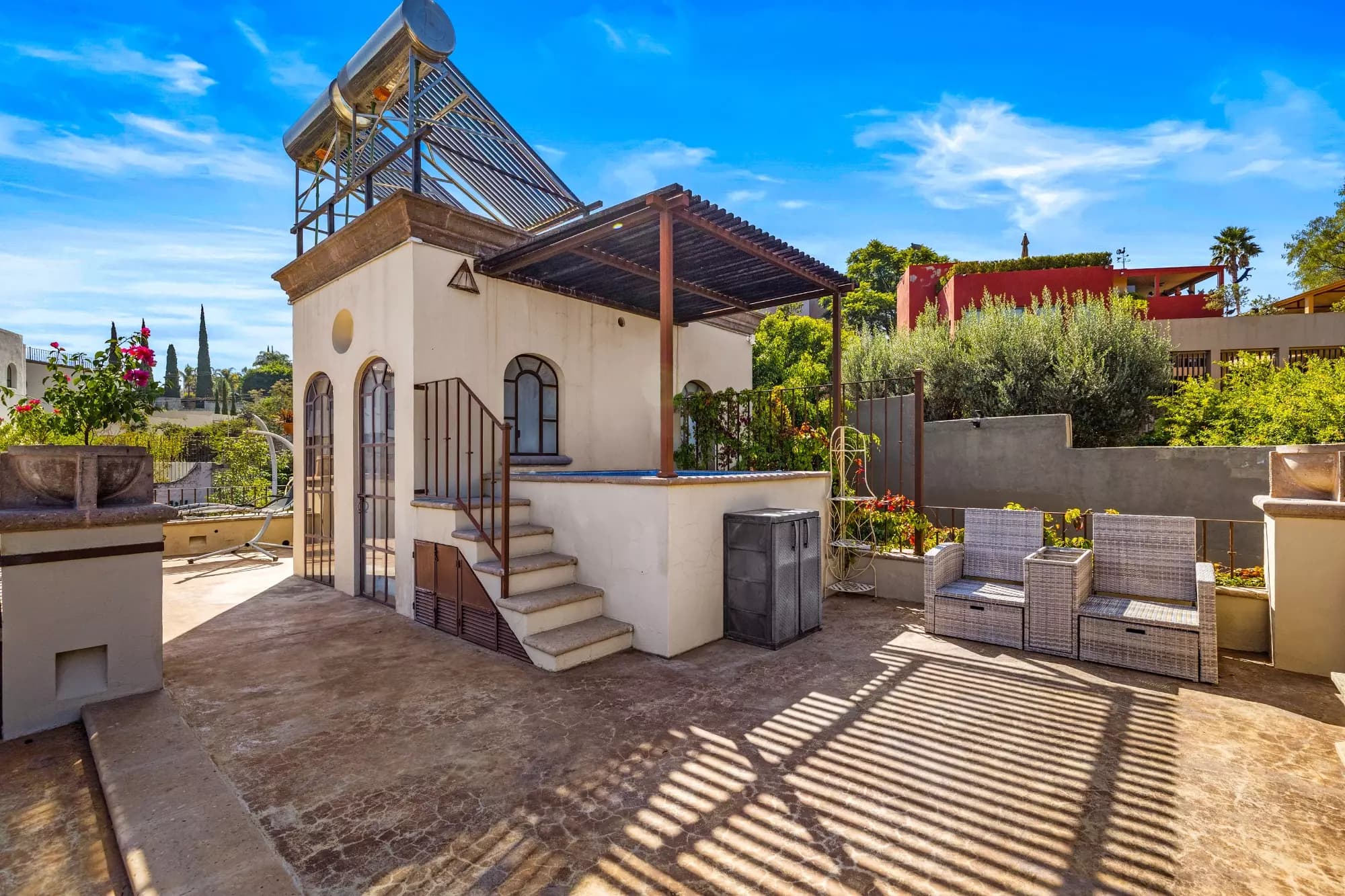 Casa Stone — Balcones, San Miguel de Allende — photo 4 — charming rooftop retreat, authentic mexican architecture