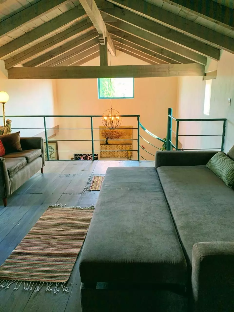 Casa Los Olivos — San Virgilio, San Miguel de Allende — photo 4 — soaring beams, luminous loft living