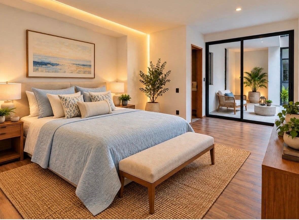 Luna Condominium 19A — La Palmita, San Miguel de Allende — photo 9 — serene luxury suite, spa-like elegance