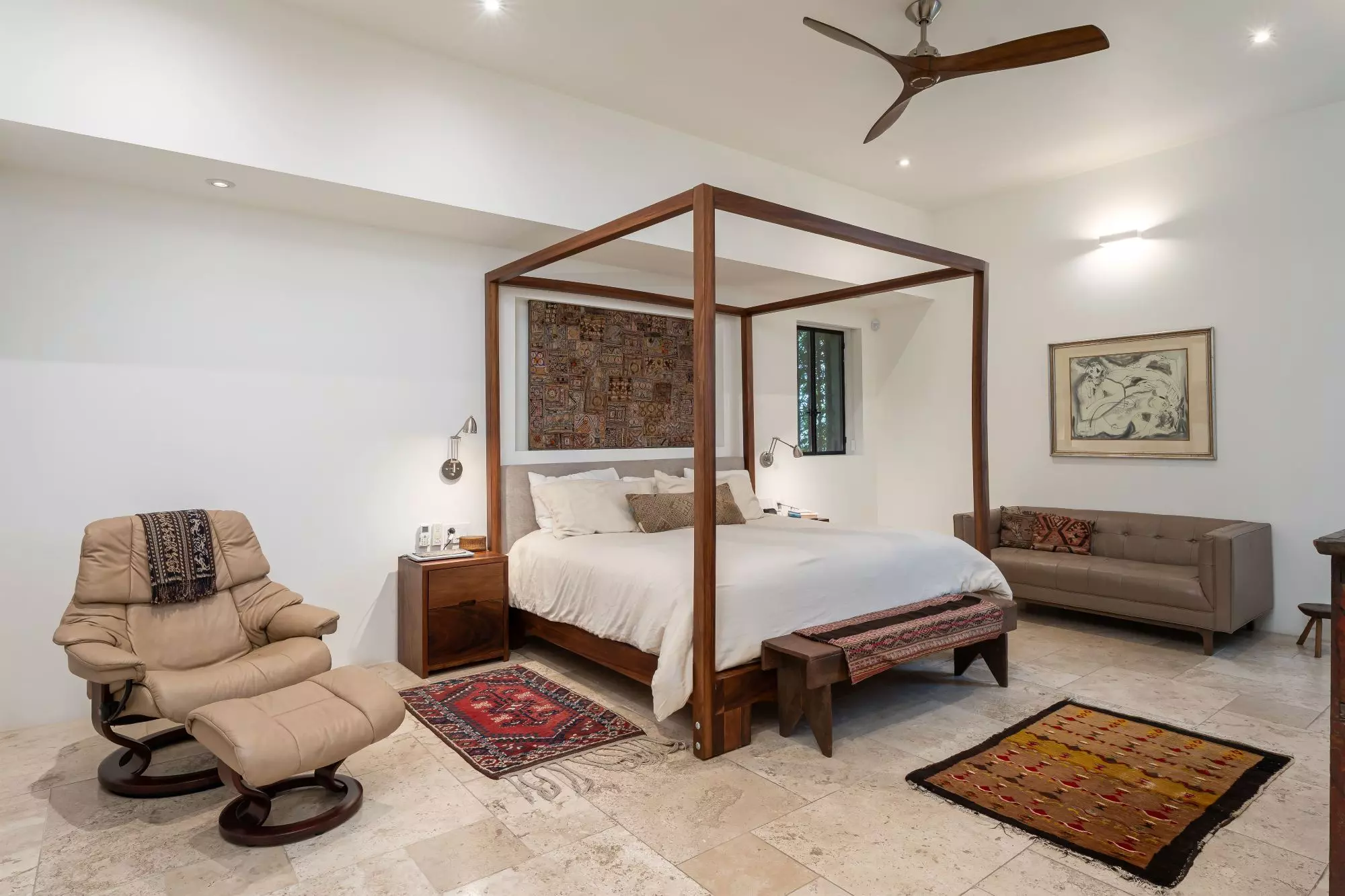 Mirador del Charco — Rinconada de Los Balcones, San Miguel de Allende — photo 21 — sophisticated master suite, artisanal elegance