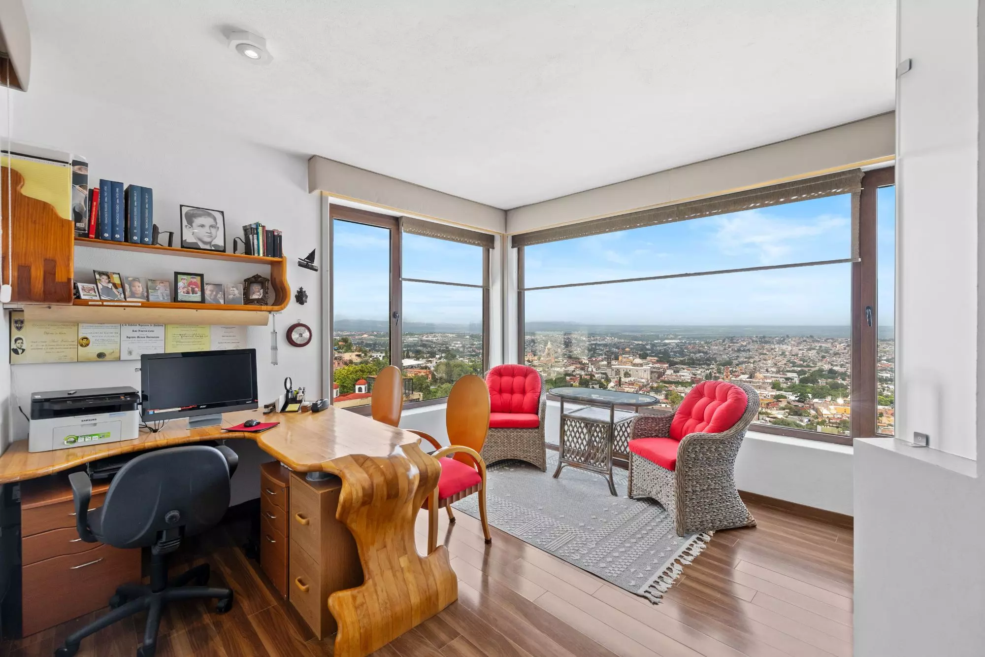 Casa del Foro — Balcones, San Miguel de Allende — photo 2 — panoramic city views, sophisticated workspace retreat