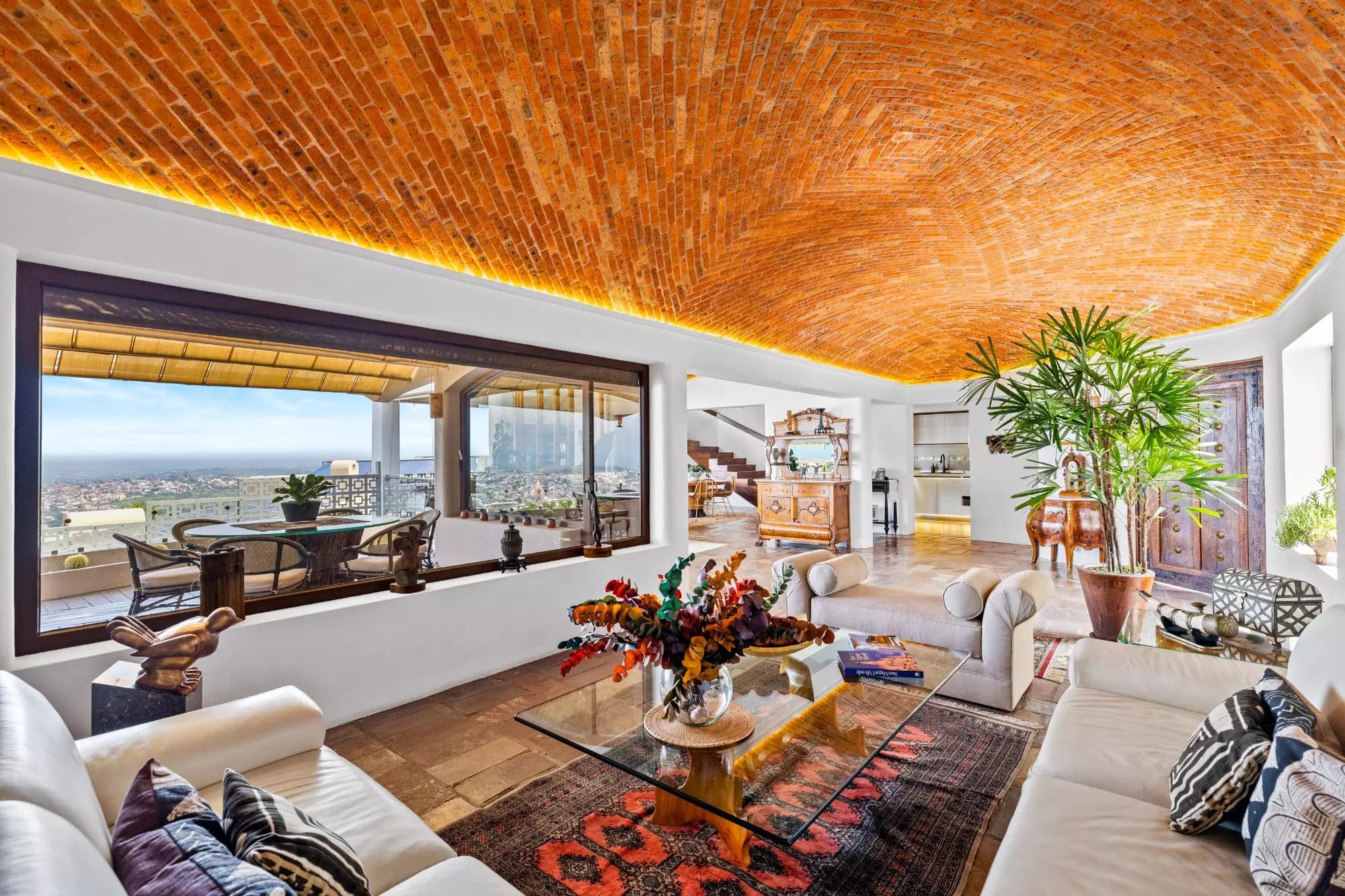 Casa del Foro — Balcones, San Miguel de Allende — photo 12 — panoramic views, soaring brick ceilings, sophisticated elegance