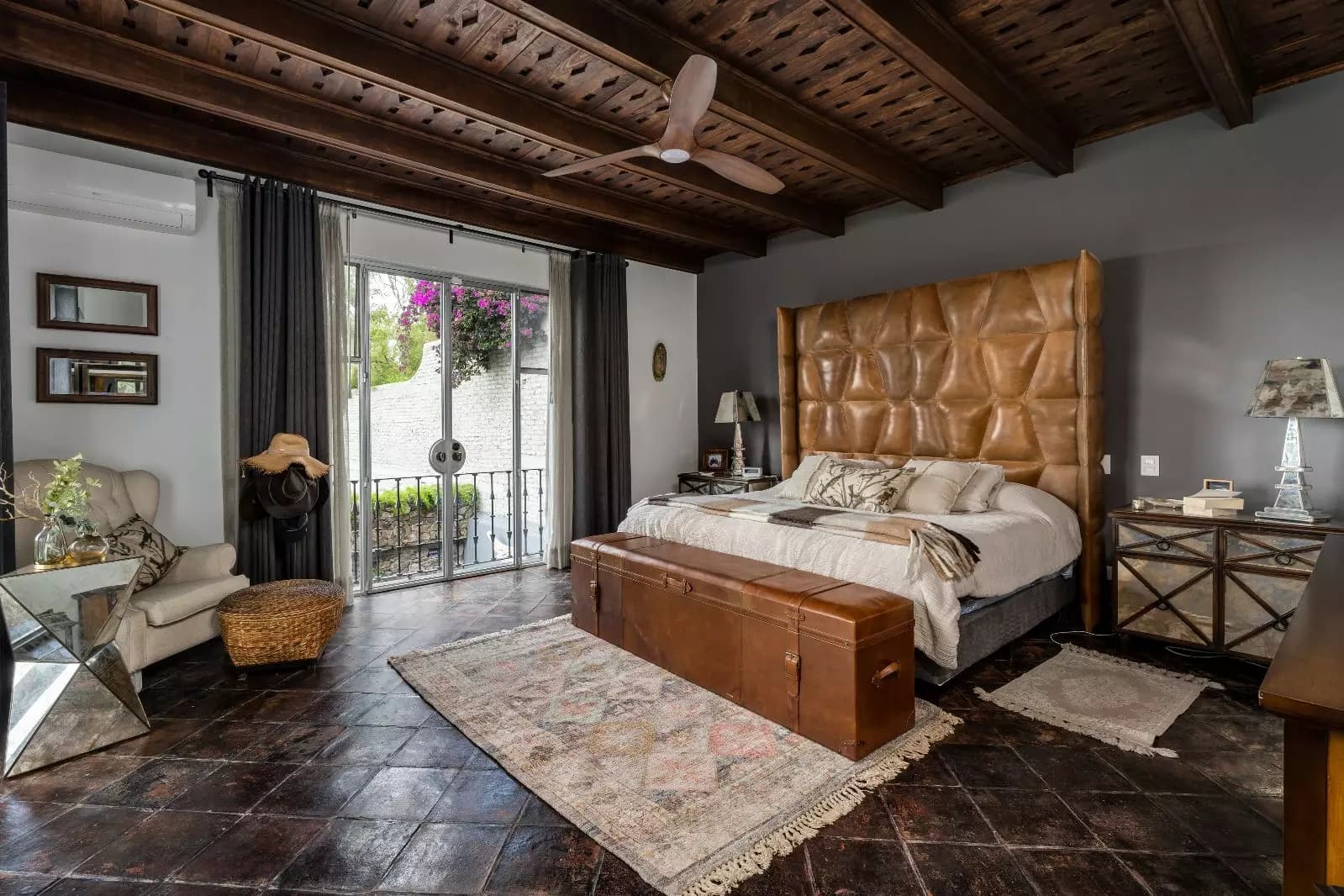 Casa Azul — Balcones, San Miguel de Allende — photo 6 — elegant master suite, rustic-modern charm