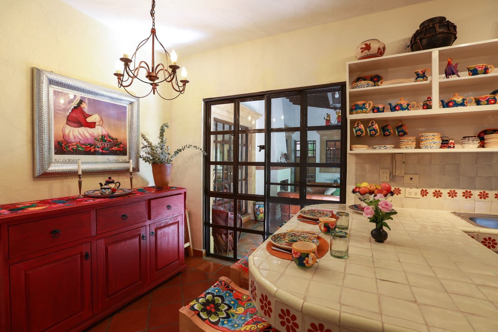 Casa Baeza — San Miguel de Allende Centro, San Miguel de Allende — photo 32 — vibrant traditional mexican kitchen