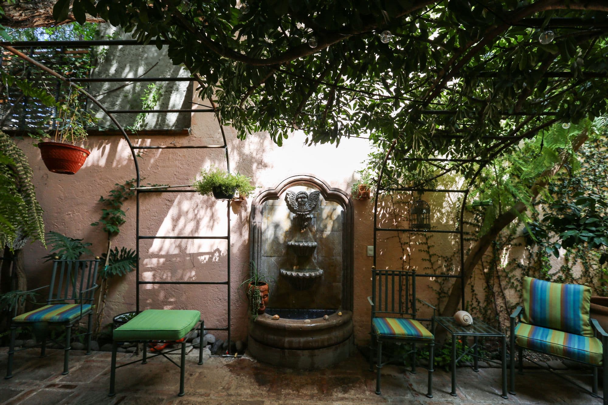 Casa Baeza — San Miguel de Allende Centro, San Miguel de Allende — photo 24 — enchanting courtyard oasis, dappled shade