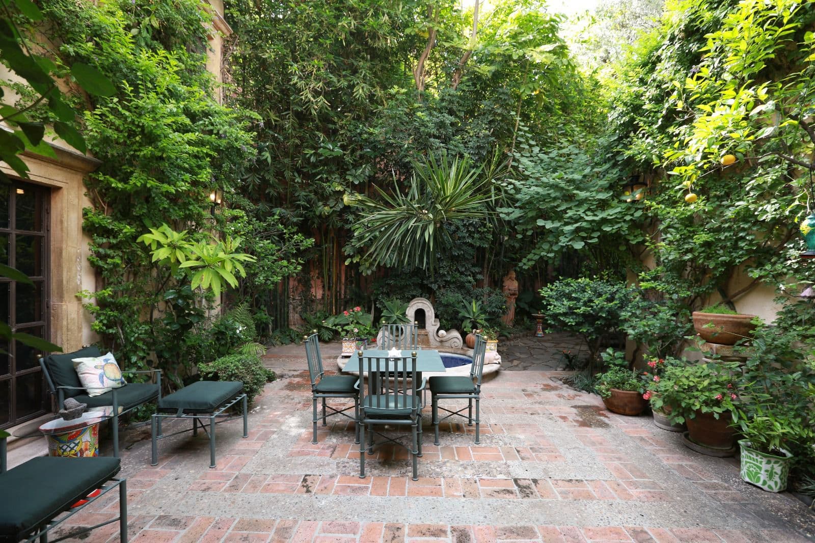 Casa Baeza — San Miguel de Allende Centro, San Miguel de Allende — photo 30 — lush courtyard oasis, mature garden sanctuary
