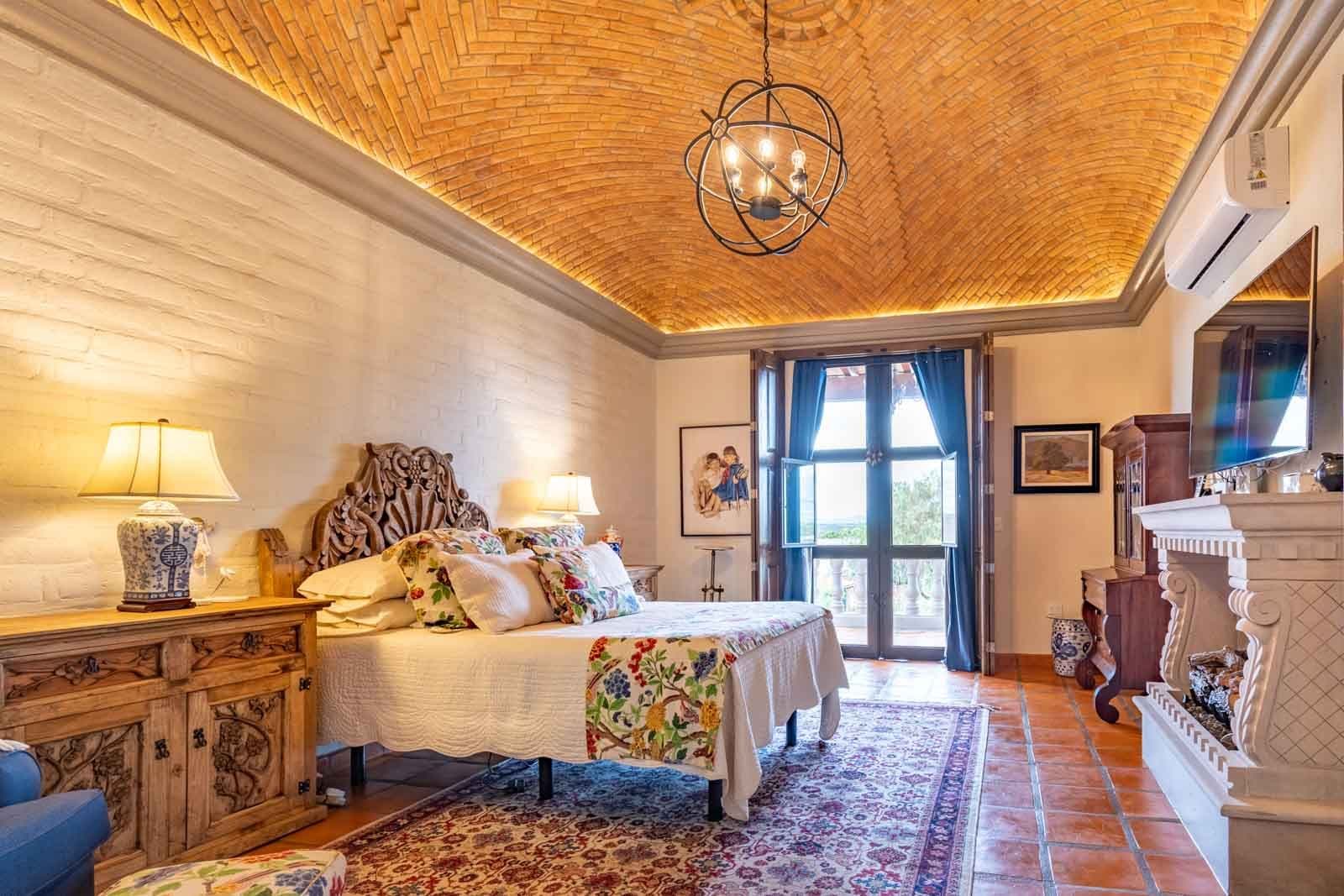 Casa Caterina — Las Campanas, San Miguel de Allende — photo 25 — luminous master suite, artisanal charm