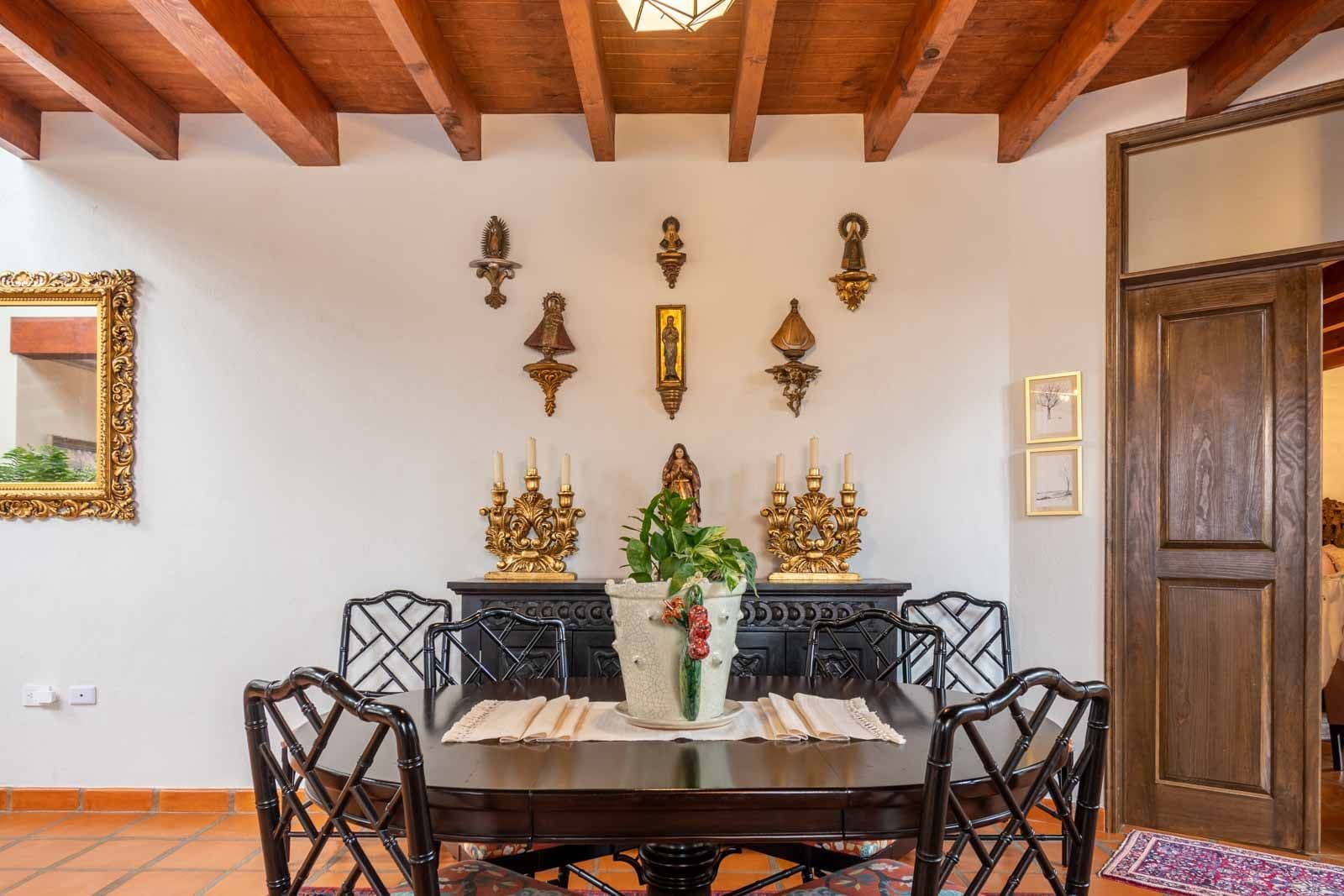 Casa Caterina — Las Campanas, San Miguel de Allende — photo 10 — elegant colonial dining sanctuary with character
