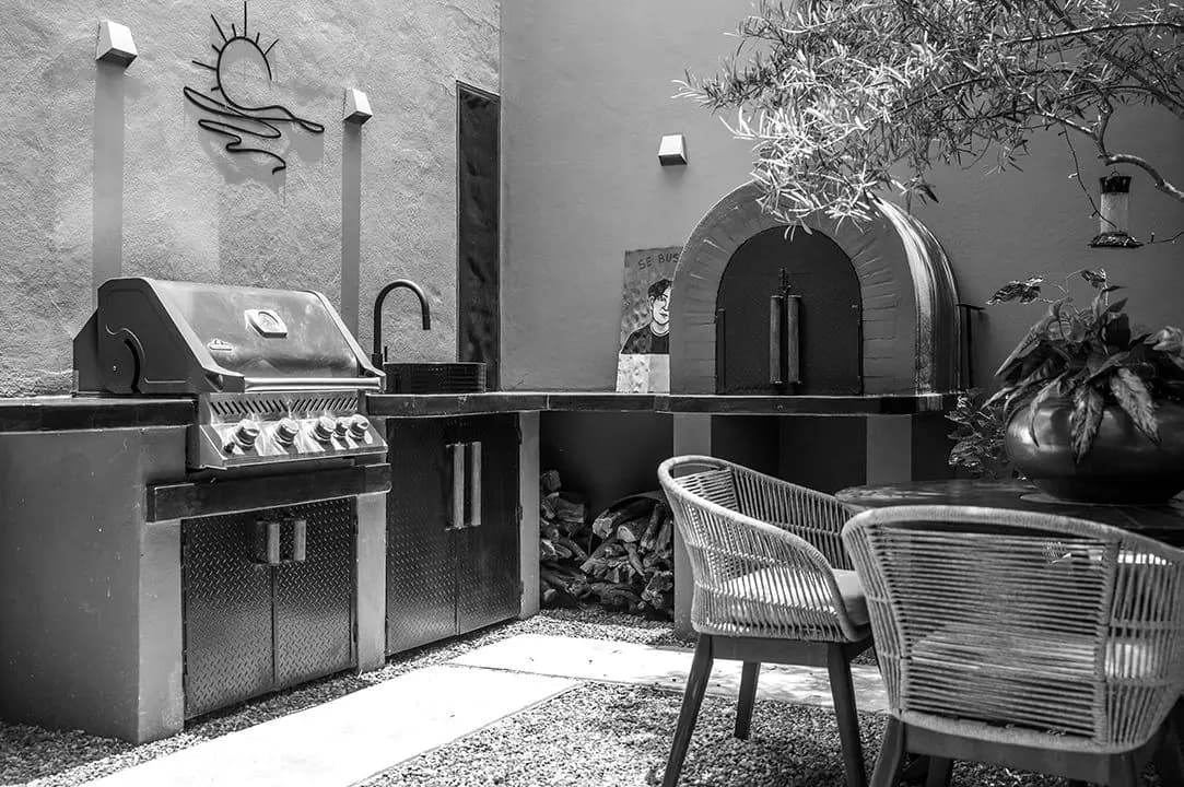 CASA SANCHEZ RENERO — Balcones, San Miguel de Allende — photo 26 — sophisticated outdoor entertaining space awaits