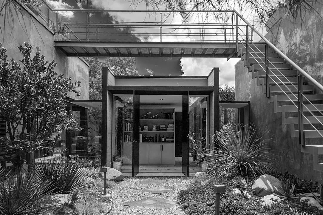 CASA SANCHEZ RENERO — Balcones, San Miguel de Allende — photo 18 — contemporary courtyard merges indoor-outdoor living elegantly