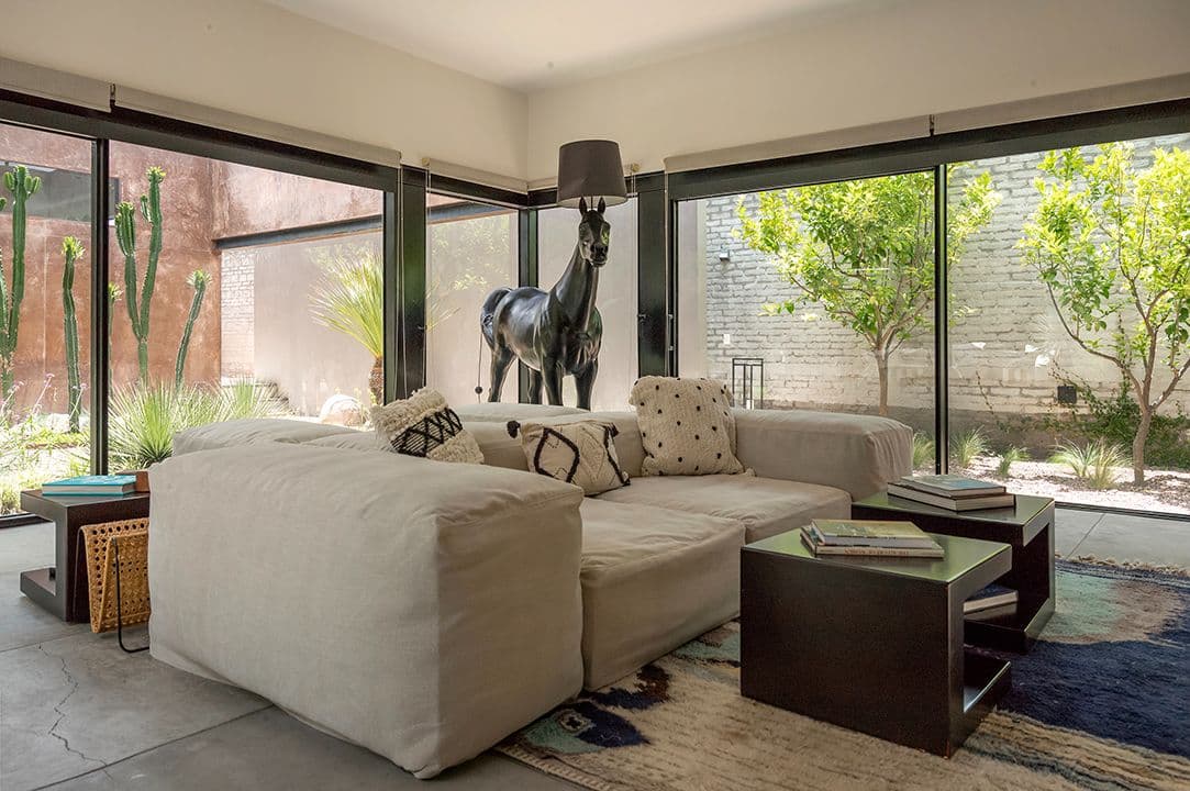 CASA SANCHEZ RENERO — Balcones, San Miguel de Allende — photo 7 — luminous contemporary living with courtyard views