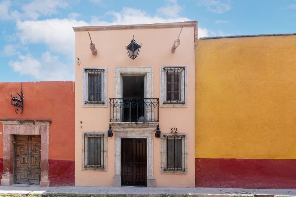 CASA TENERIAS — Centro, San Miguel de Allende — photo 31 — charming colonial facade, authentic character