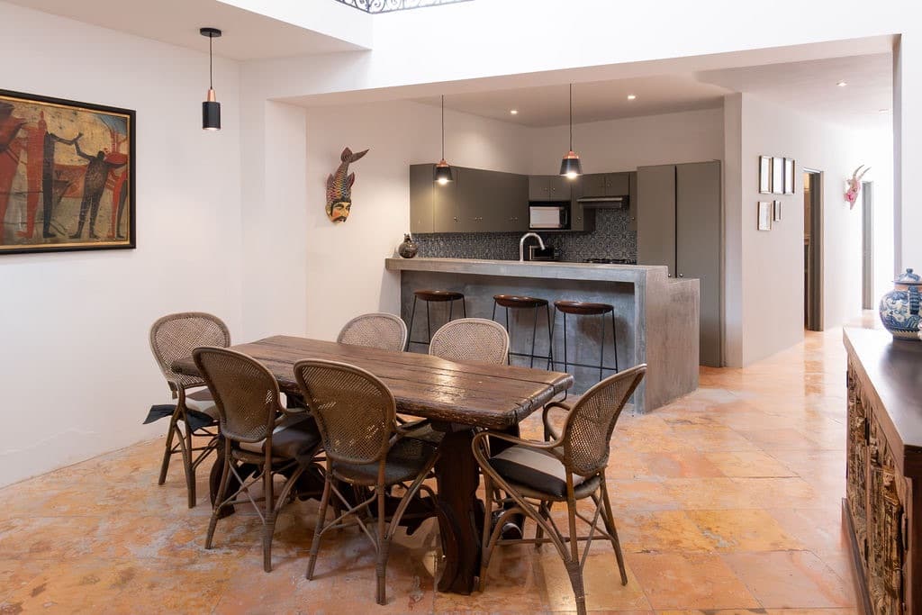CASA TENERIAS — Centro, San Miguel de Allende — photo 11 — sophisticated open-concept dining elegance
