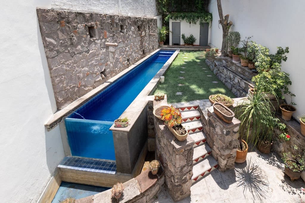 CASA TENERIAS — Centro, San Miguel de Allende — photo 25 — charming courtyard pool oasis