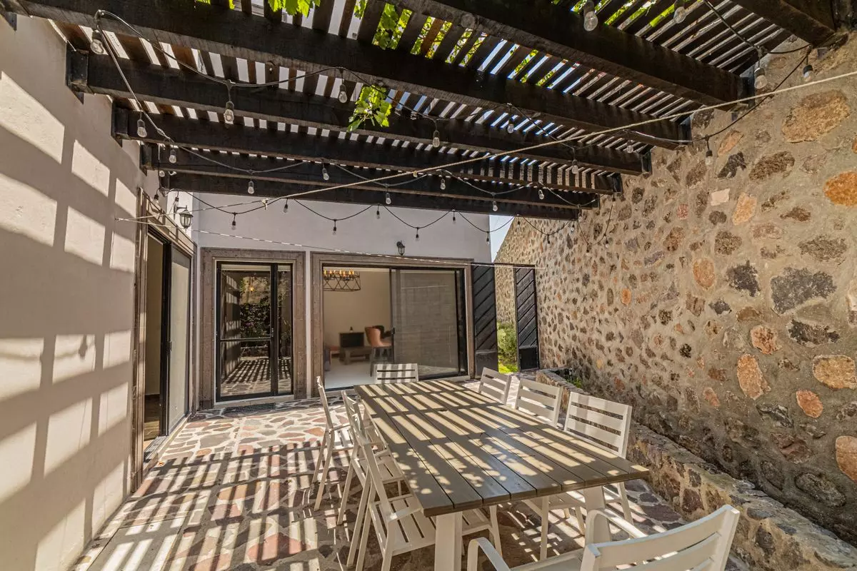 Casa Atardecer — Antigua Residencial, San Miguel de Allende — photo 8 — dappled sunlight, rustic charm terrace