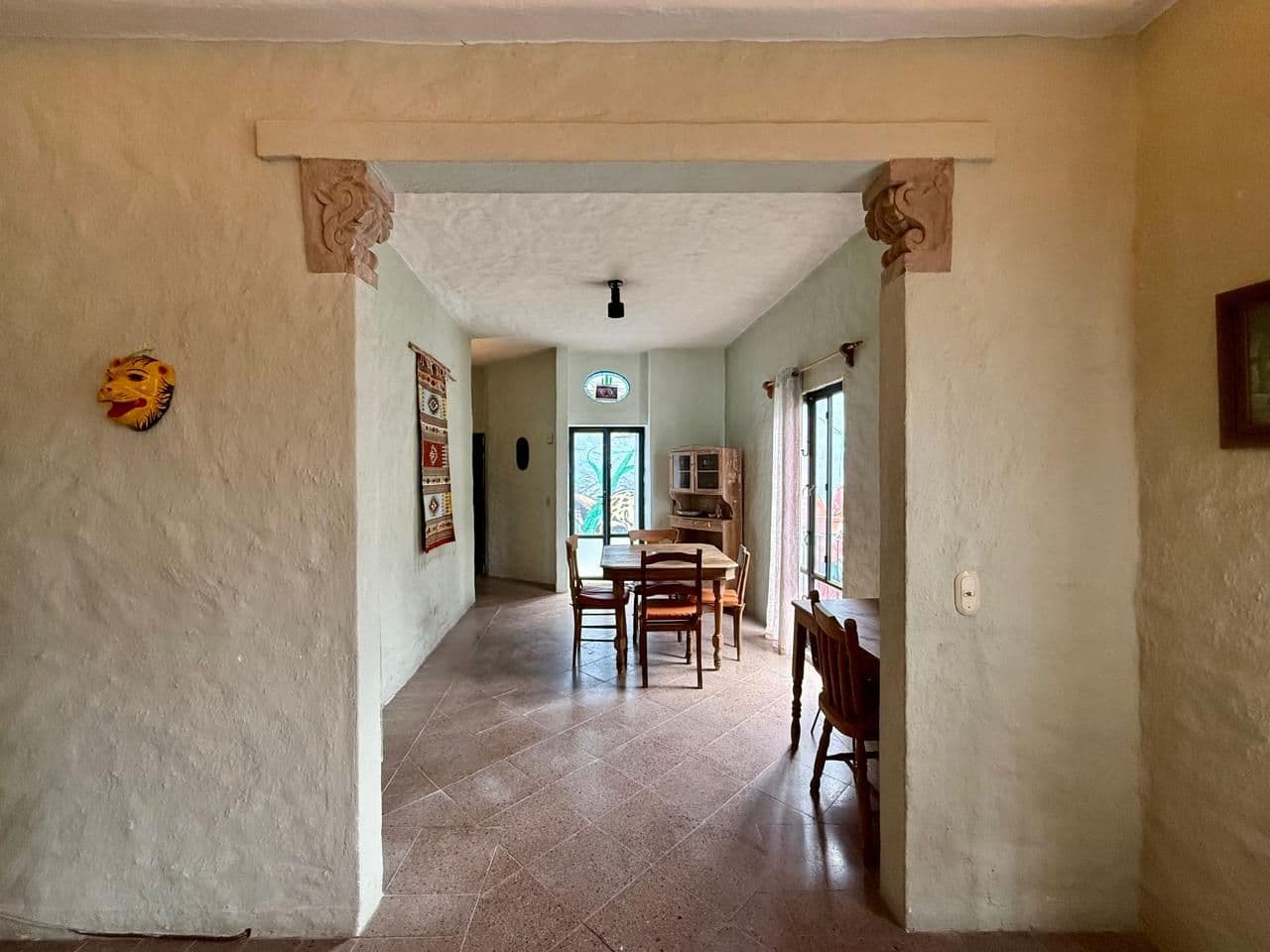 VENTA DEPARTAMENTO 3 N GUADALUPE β Guadalupe, San Miguel de Allende β photo 2 β gracious colonial hallway, authentic architectural charm