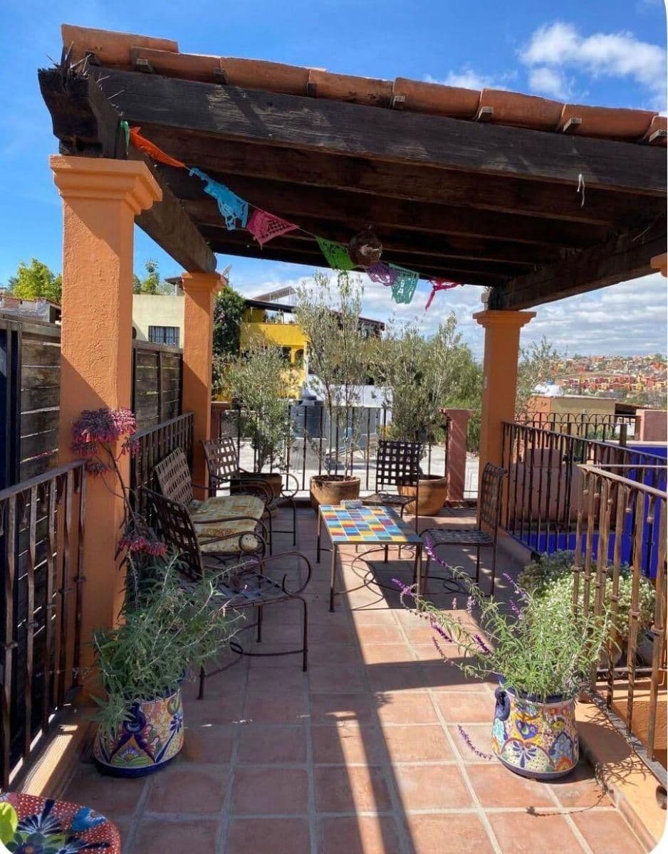 Casa Bebe — San Antonio, San Miguel de Allende — photo 4 — charming rooftop terrace, elevated city views