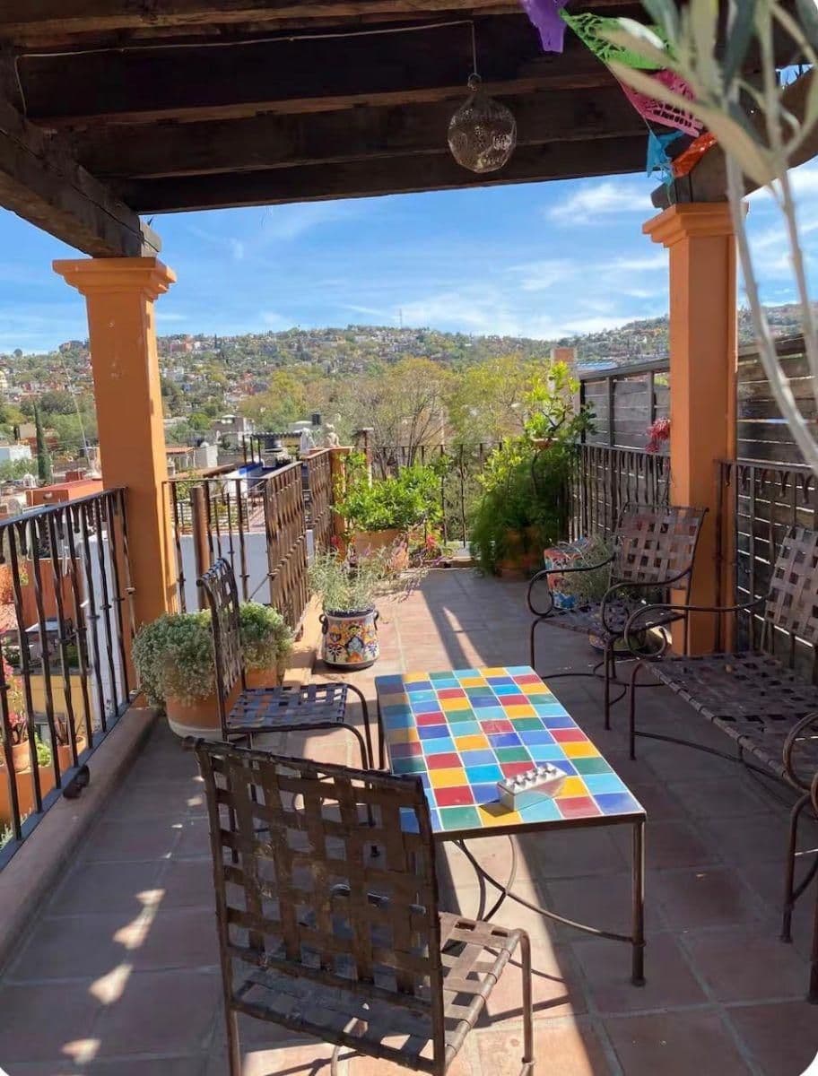Casa Bebe — San Antonio, San Miguel de Allende — photo 3 — panoramic hilltop terrace, stunning valley views