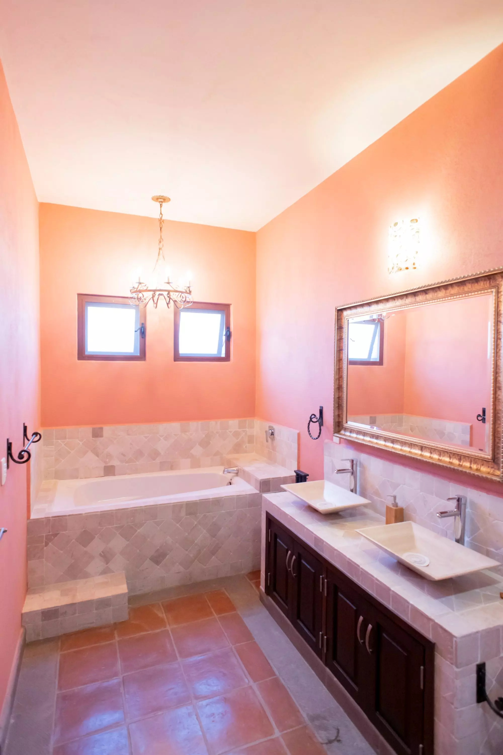 Casa Capricho Azul — El Capricho, San Miguel de Allende — photo 5 — luminous master bath, authentic mexican charm