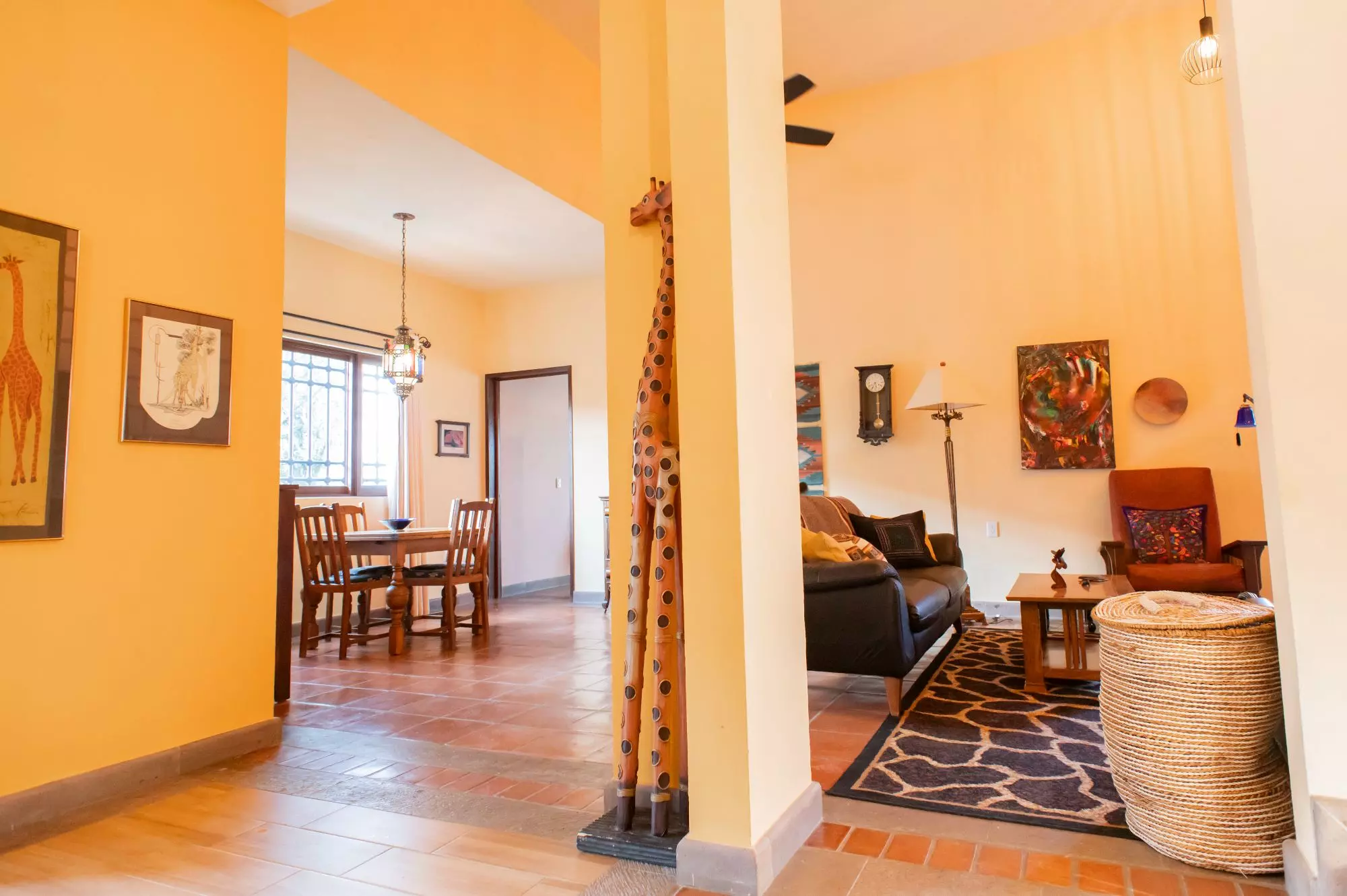 Casa Capricho Azul — El Capricho, San Miguel de Allende — photo 26 — vibrant open-concept living with architectural charm