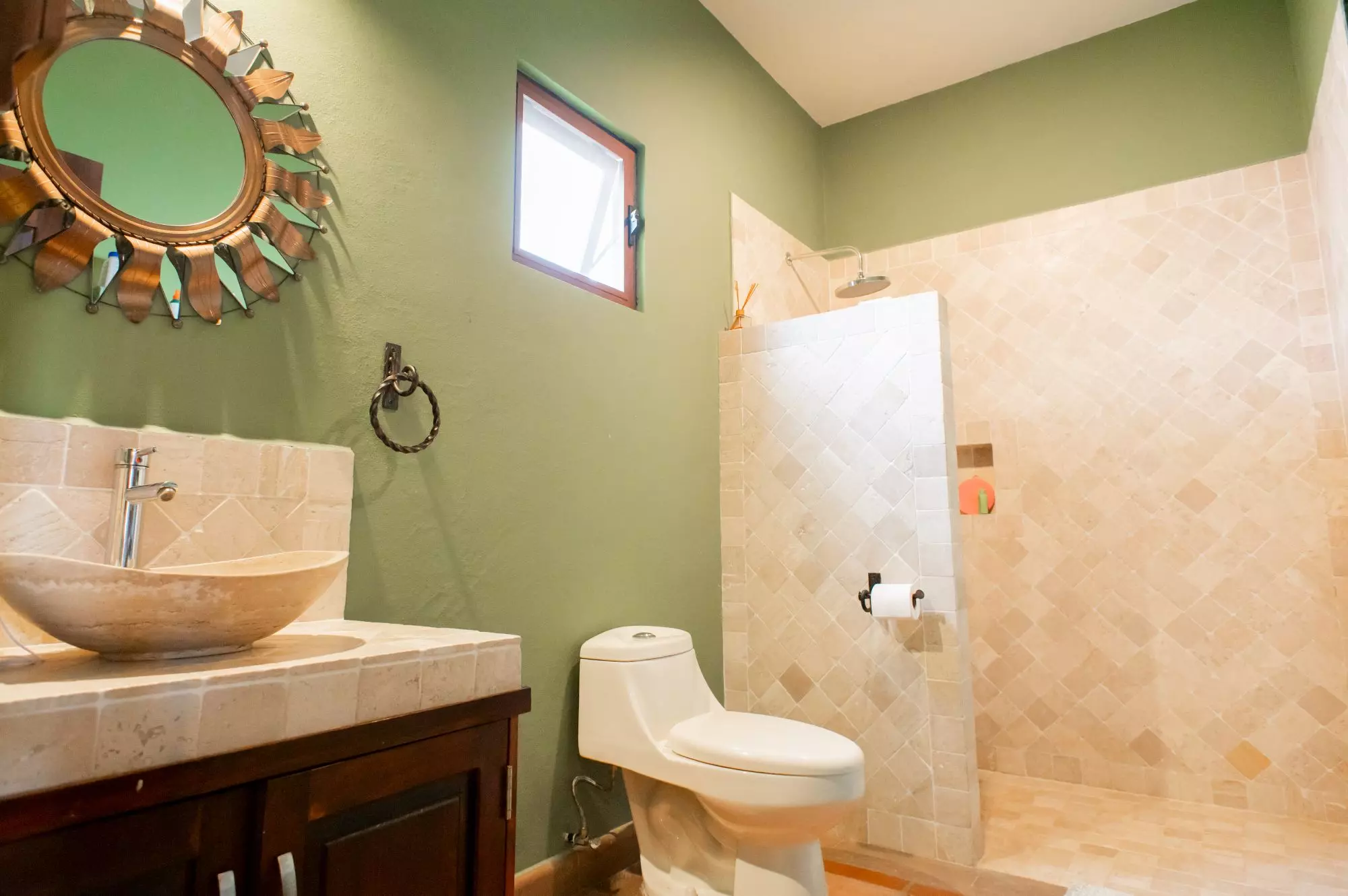 Casa Capricho Azul — El Capricho, San Miguel de Allende — photo 31 — serene spa-inspired bathroom sanctuary