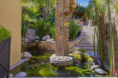 Casa Santuario — Balcones, San Miguel de Allende — photo 6 — serene courtyard oasis, tropical tranquility