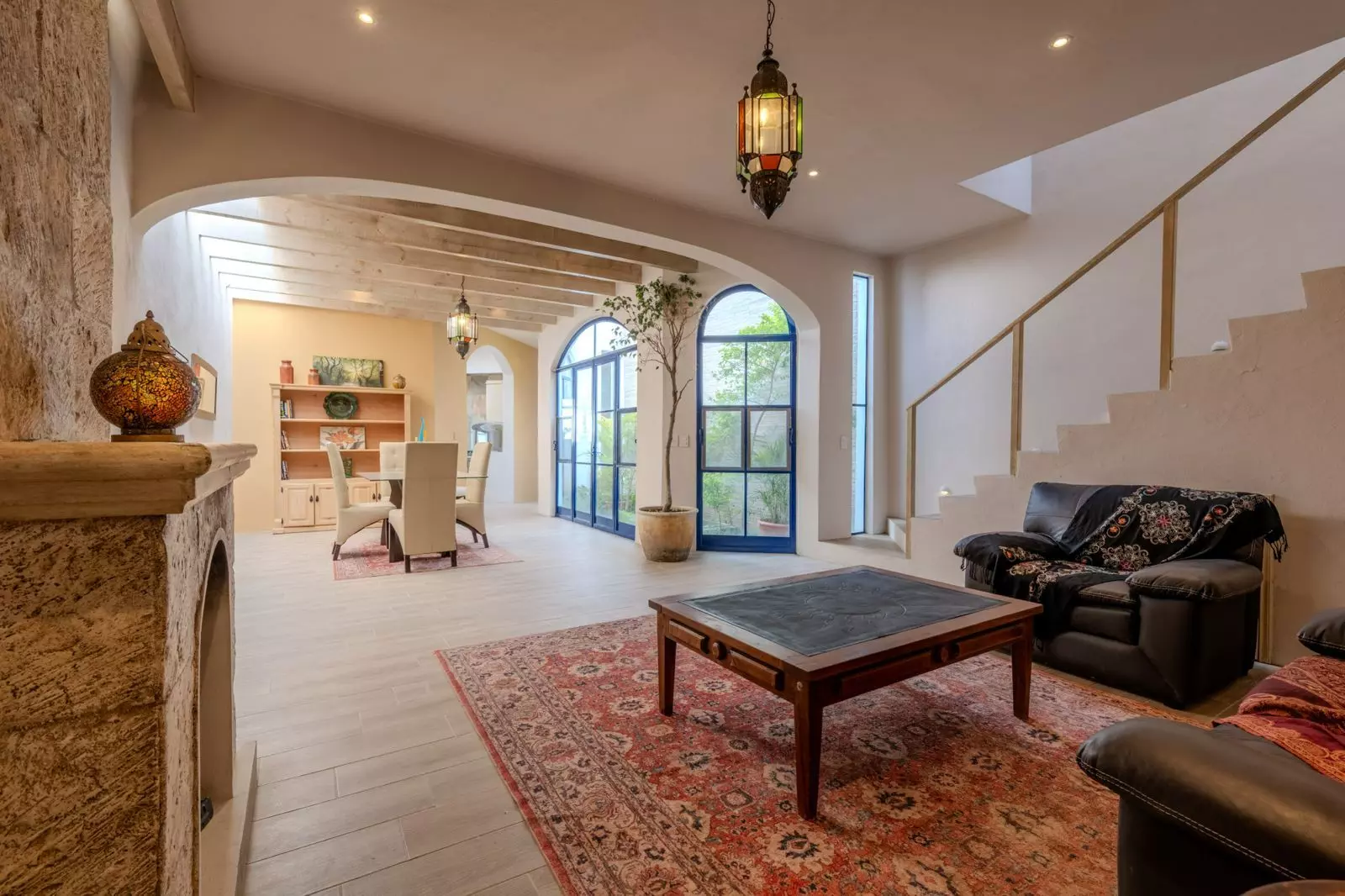 Casa Lenora — Atascadero (Arcos de San Miguel), San Miguel de Allende — luminous open-concept living space elegantly appointed