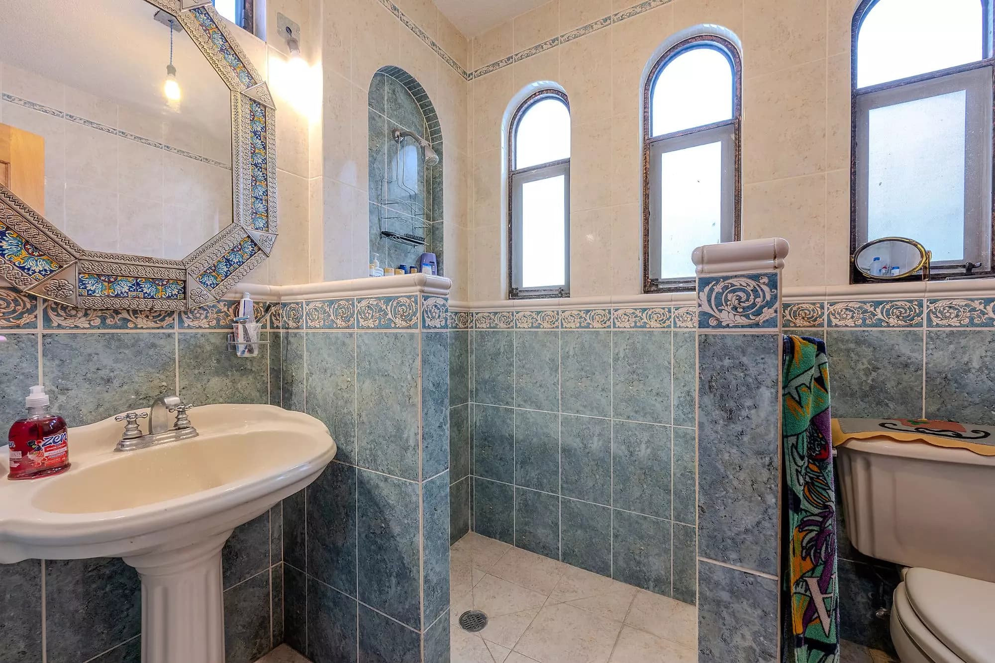 Casa Del Refugio — San Antonio, San Miguel de Allende — photo 26 — luminous spa-inspired bathroom oasis