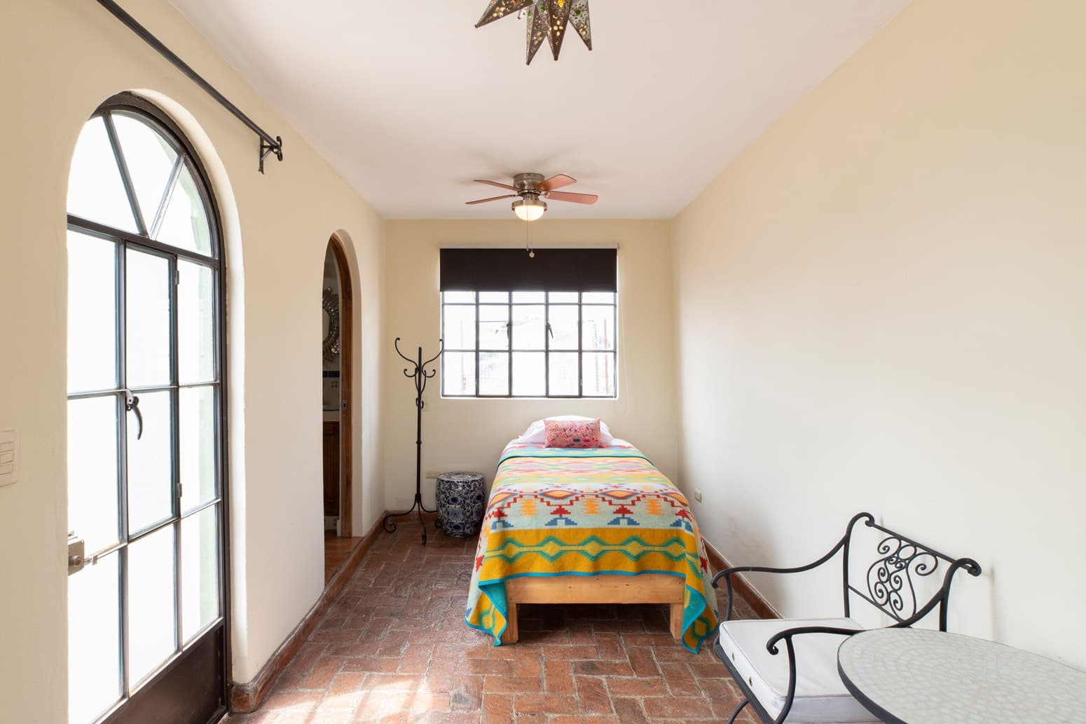 Casa Brillante — San Antonio, San Miguel de Allende — photo 13 — luminous bedroom with authentic mexican charm