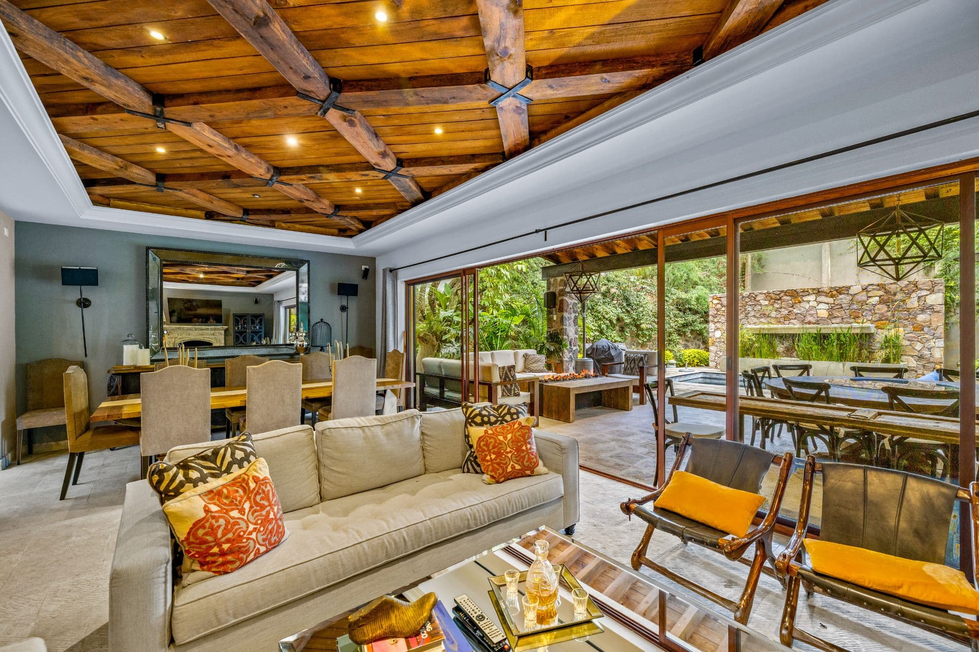 Huizaches Garden — Villa de los Frailes, San Miguel de Allende — photo 4 — seamless indoor-outdoor luxury living