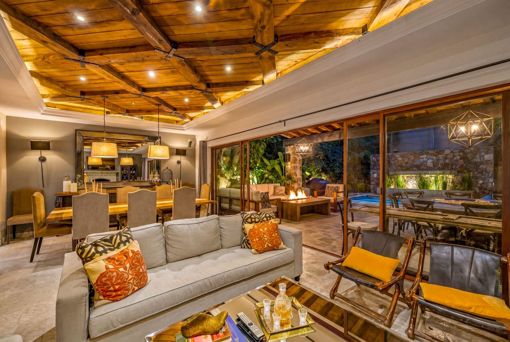 Huizaches Garden — Villa de los Frailes, San Miguel de Allende — photo 28 — sophisticated indoor-outdoor entertaining perfection