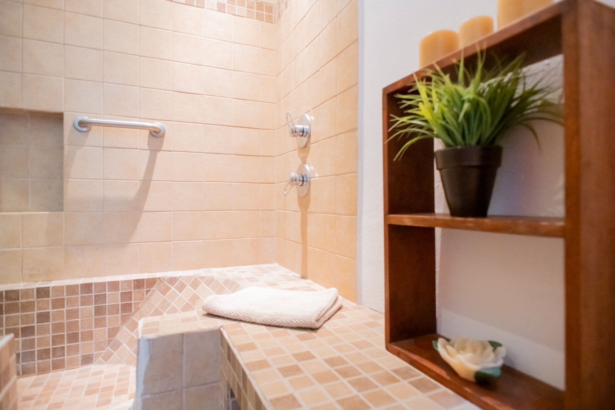 Casa Caracol — Caracol, San Miguel de Allende — photo 30 — serene spa-inspired shower sanctuary